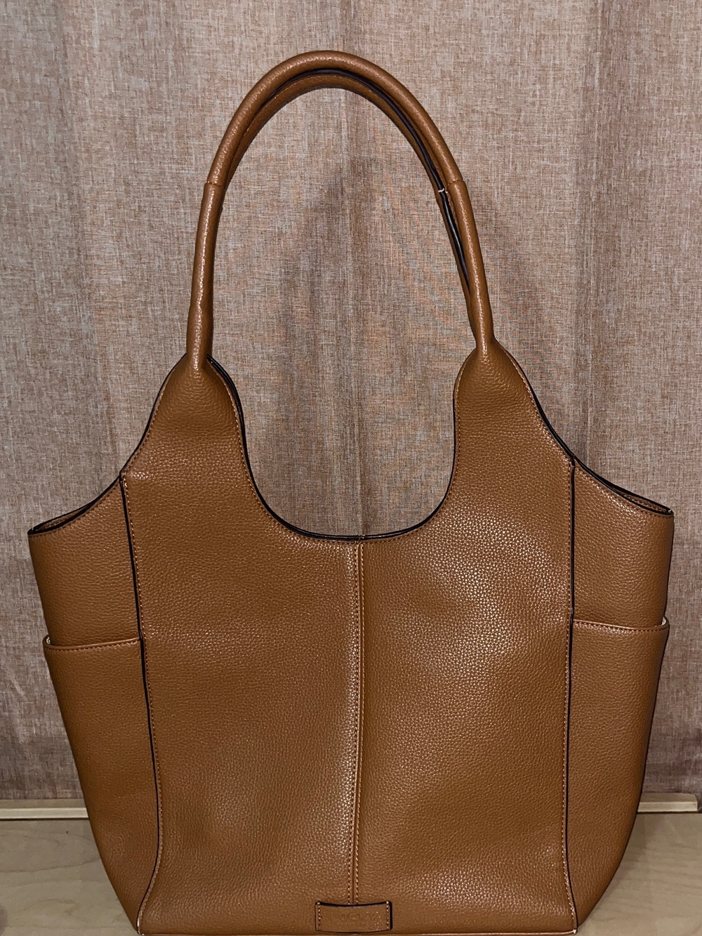 Leather Tote Bag in Brown